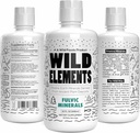 野生元素 Gut 支持 Fulvic 酸性矿物混合剂 从古植物矿床中提取的,Heal Gut Lining, 提高认知和豁免,70+ 矿物,全天然, 32 oz