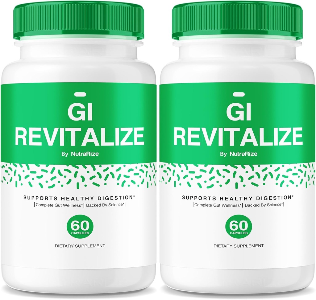 (2 Pack) GI 振兴 - GI 振兴 Pro Pills 支持健康文摘, GI 振兴 Gut 健康高级公式, GI 振兴者最大力量补充审查(120 Capsules)