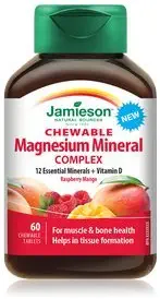Jamieson Chewable Magnesium Mineral Complex, 60 平板