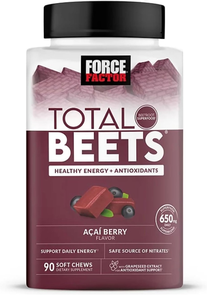 Bling Pire Information Total Beets,健康能源补充,Bet Root超级食品软壳,Acai Berry(90 cm.)