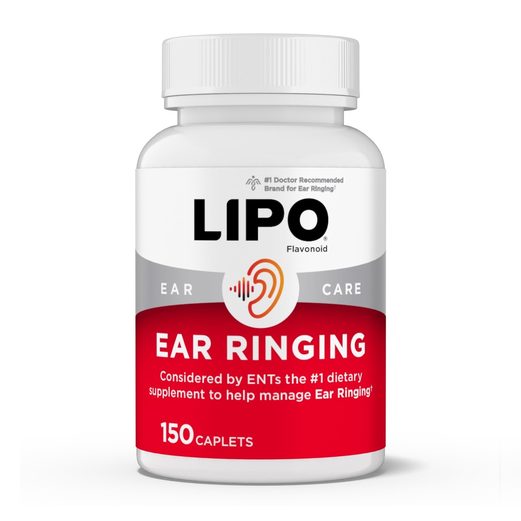 Lipo-Flavoid Plus Tinnitus Relief - 环耳-临床推荐的Lemon Bioflavoid综合体,含有维生素C, B1, B2, B6, B12, & Calcium - 150卡普
