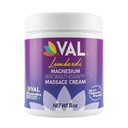 VAL 磁性阿罗玛疗法 Massage Cream 8oz + Zechstein Magnesium + MSM + 有机油 + 快速吸附 + 非油性 + 联合和肌肉救济 + 帕拉本-自由 → 美国制造