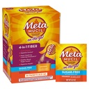 Metamucil On-the-Go Packets,无糖,44个Packets,4-in-1 Psyllium Husk Fiber 补编,橙色火焰,个人为旅行服务,消化健康和规律的纤维补编