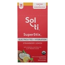 有机电解剂 + 水分饮料 混合剂 超级食品 水分棒 由 Sol-ti, Non-GMO, Vegan, Strawberry Lemon, 14 单服务棒