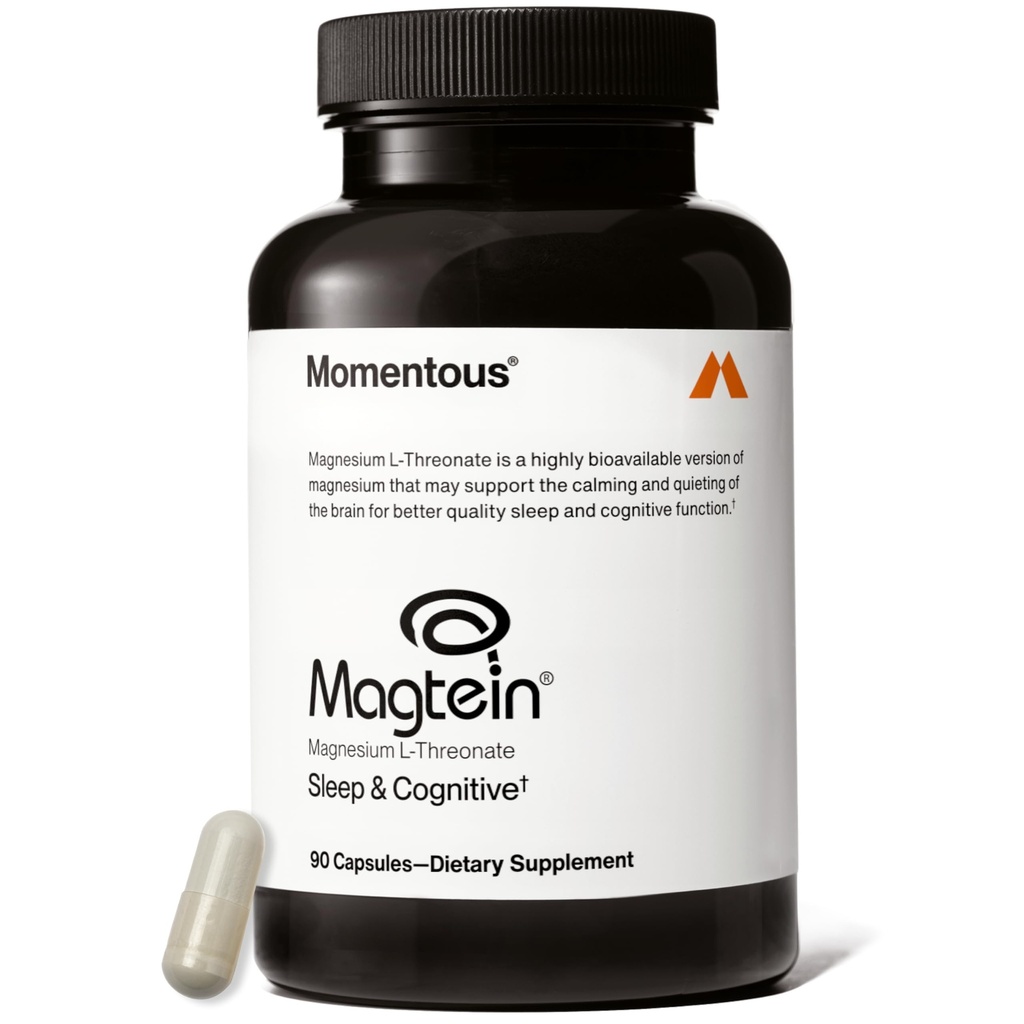 运动Magtein Magnesium L-Threonate - Brain & Rest Support Suppose - Boots 认知功能和睡眠质量 - NSF 体育认证 - 145 mg - 30 services