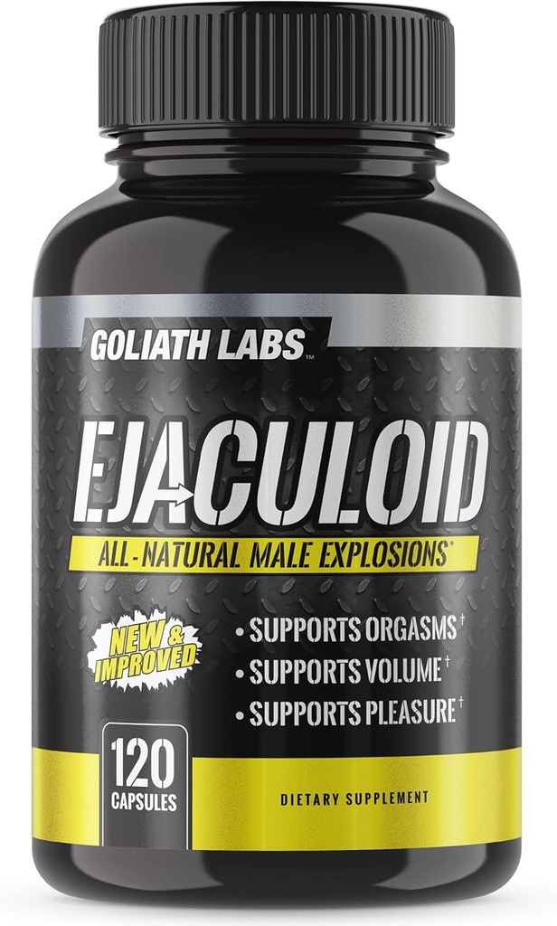 Goliath Labs Men's Energy Booster Capsules [120 Capsules/Bottle] Natural Stamina Boaster Pills for Men More Volume - 多维塔明丰富性能促进健康补编