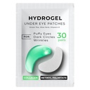 暗圆眼下补丁 羽毛30 PAIRS - 眼部治疗下的暗圆 - 眼罩Gel - 毛眼下补丁 - 绿茶,柯拉根眼部补丁 - 眼部垫下