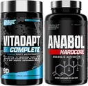 Nutrex 研究 Anabol Hardcore & Vitadapt 完全运动 多维塔明与 KSM- 66 Ashwagandha