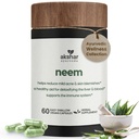 AKSHAR Ayurveda - Neem Capsules 配有 Neem 提取器和 Neem Leaf 粉末 - 草皮 Neem 补充剂支持清皮肤健康和除毒 - Vegencruty-free Neem Leaf Capsules (60 Counter)