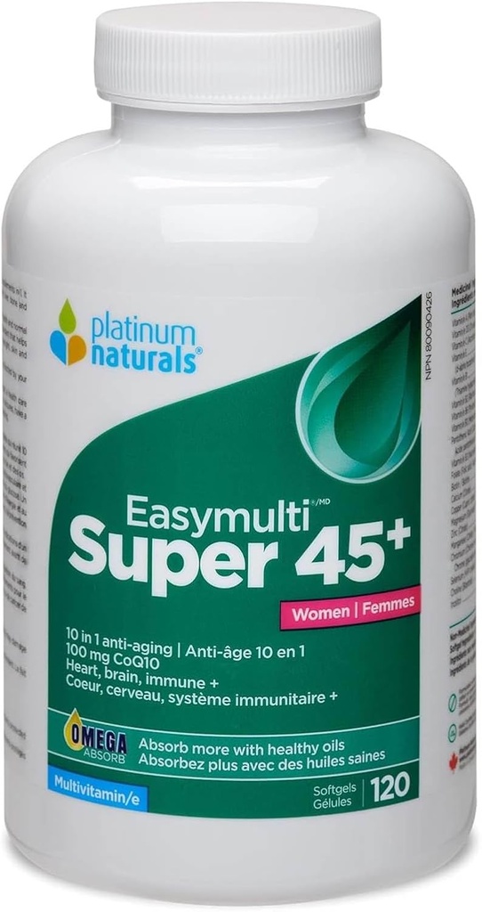 PLATINUM Super Easymultive 45 + 妇女(120 sgels)