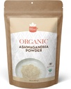 SPICY ORGANIC 有机Ashwagandha 根粉 — 1磅,Non-GMO,100%来自印度的Raw — Indian Ginseng (Wisania Somnifera) — 自然压力支持、能源和免疫健康