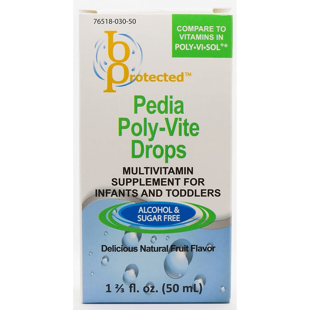Pedia Poly-Vite 滴水 1 2/3 f Ounce 液体