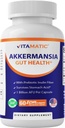 Akkermansia Muciniphila Gut Health - 60 DR Capsules (延迟释放) - 用预生胰岛素纤维制造