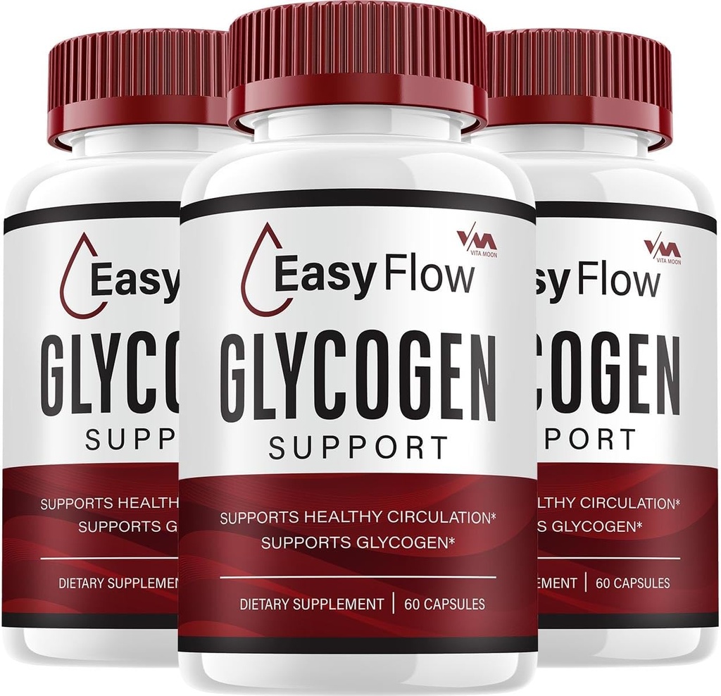 (3 pack) Easy Flow Glycogen – Easy Flow Capsule clean, Easy Flow Pills, 总体健康高级公式, Easy Flow Glycogen Reviews, 180 Capsules (英语).