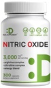 氮氧化物助推器 3 000 mg Pervice, 300 Capsules – 1 Nitric Oxide 补编 – Arginine & Citrulline Complex with Energy Blend – Marshmallow Root – 推动营养物向肌肉和心脏流动