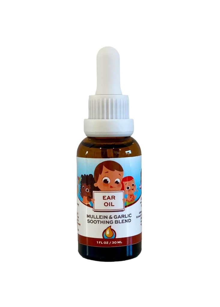 Punkin Butt Baby Ear Oil 有机蒜、Mullein、Calendula Ear Drops 婴儿安全(1 oz)