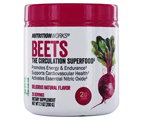营养工程 Beets 超级食品 粉末 饮料混合 能量和耐力, 7.1 Oz.