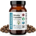 DR WAKDE的芥末卡普勒斯(Cyperus rotundus, 60 Veg Caps, 植物补充剂, Ayurvedic Herb, All Natural, Vegan)