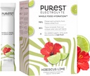 Know Brainer Purest Electrolyte Hibiscus Lime Powder Packets – 全食品水分 - 有机冻结-干果和太阳海盐用于超电解平衡