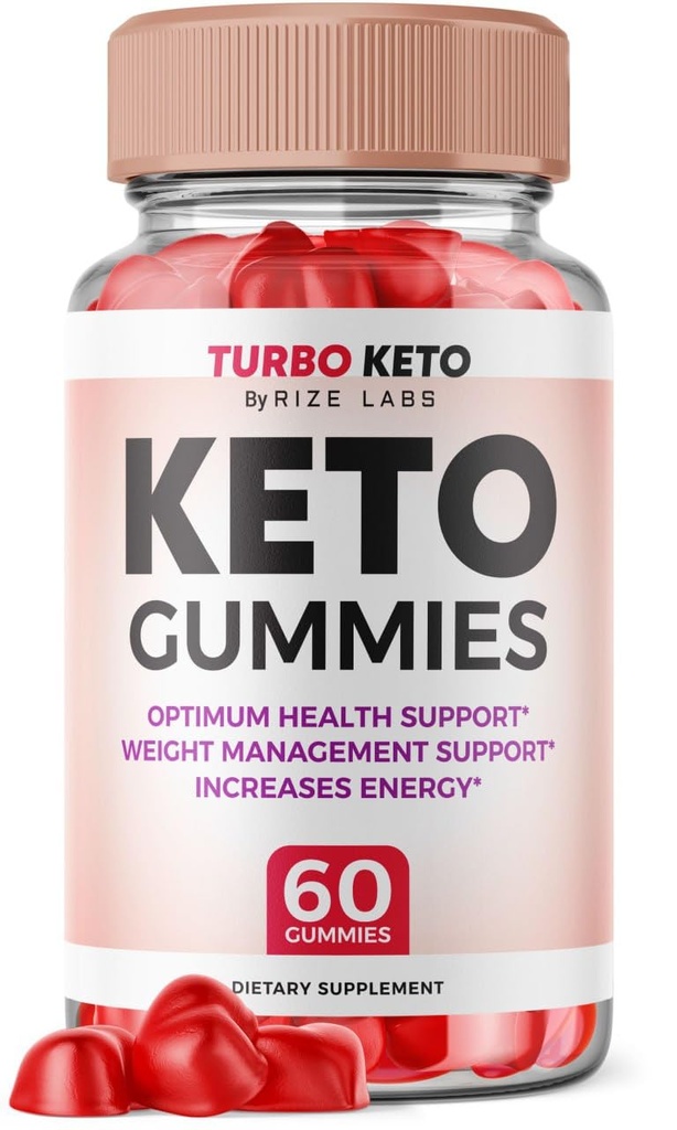 rize 实验室 - Turbo Keto ACV Gummys 高级体重损失与苹果苹果苹果苹果酒Vinegar, 补充帮助减少贝利脂肪, 用于超强(60 Gummys)