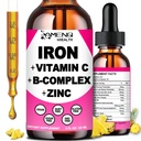 女性男性与孩子的铁辅料 铁辅料 C, A, B- 复合体, Vegan 铁降高概率液体维生素与铁辅料 贫血症,红血细胞, 能量, 造血者, 温柔