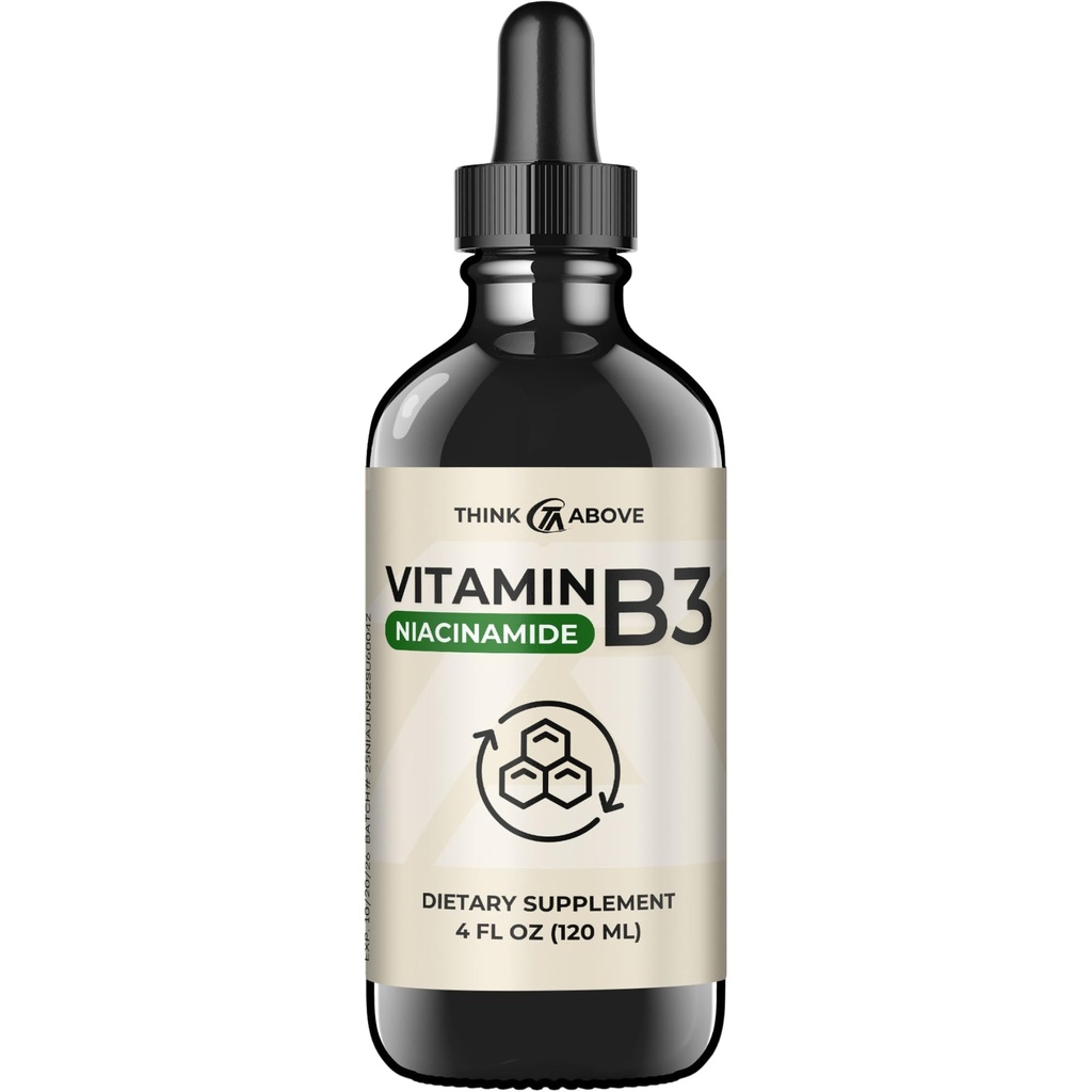 液体维生素B3(作为Niacinamide)补充剂 -- -- Niacin的非氟化物 -- -- 快速吸收 -- -- 方便男女的Niacin滴水量 -- -- 4 oz(120毫升)