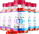 (5 Pack) Slim Aura Keto ACV Gummys - Official Slim Aura Keto Plus 苹果苹果 苹果 苹果 Viner 1050MG 高级配方 Gummys, All Natural Premium Frammys, Slimaura Gomitas Reviews, 300 Gummys for 5个月