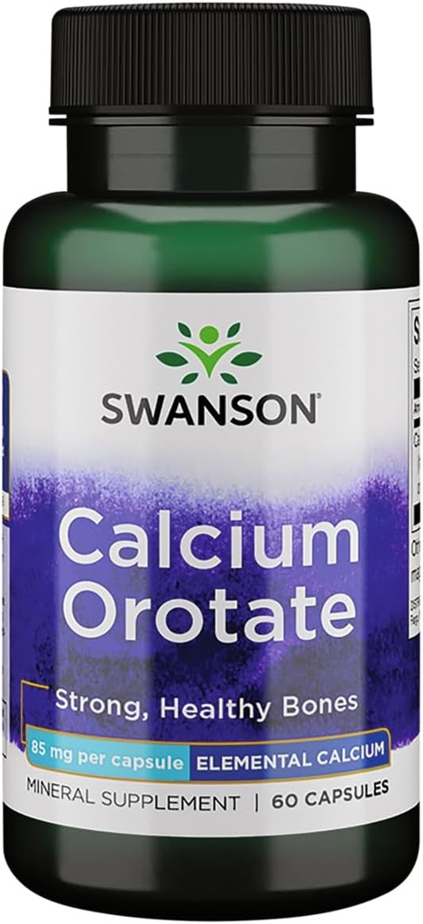 Swanson Orotate 钙 85 毫克 60 卡普尔
