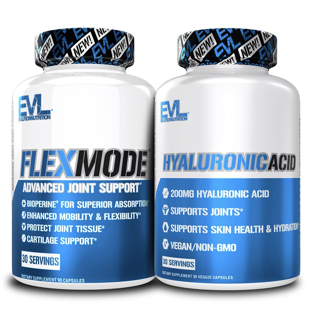 高级联合支持补充箱 -- -- 与Hyaluronic Acid和FlexMode的完整联合支持堆叠,与Glucosamine Chondroitin MSM和增强吸收的生物聚合物联合支持堆叠
