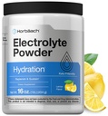 Horbäach Electrolytes Powder 16 oz 130 services 水利补充 植物学家 Keto-Friendly Kon-GMO, Gluten Free Formula | Lemon Flavor