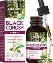 Black Cohosh Drops, Hormone 平衡的草药提取混合剂, 更年期支持 & PMS Relief. 2oz - (Apple Flavor)