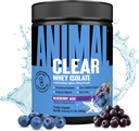 Clear Whey Isolate蛋白粉 - Easy to Digest and Mix, 5g BCAA, 美味的汁液, 刷新男女的随时饮料, 蓝莓 125g (5种服务)