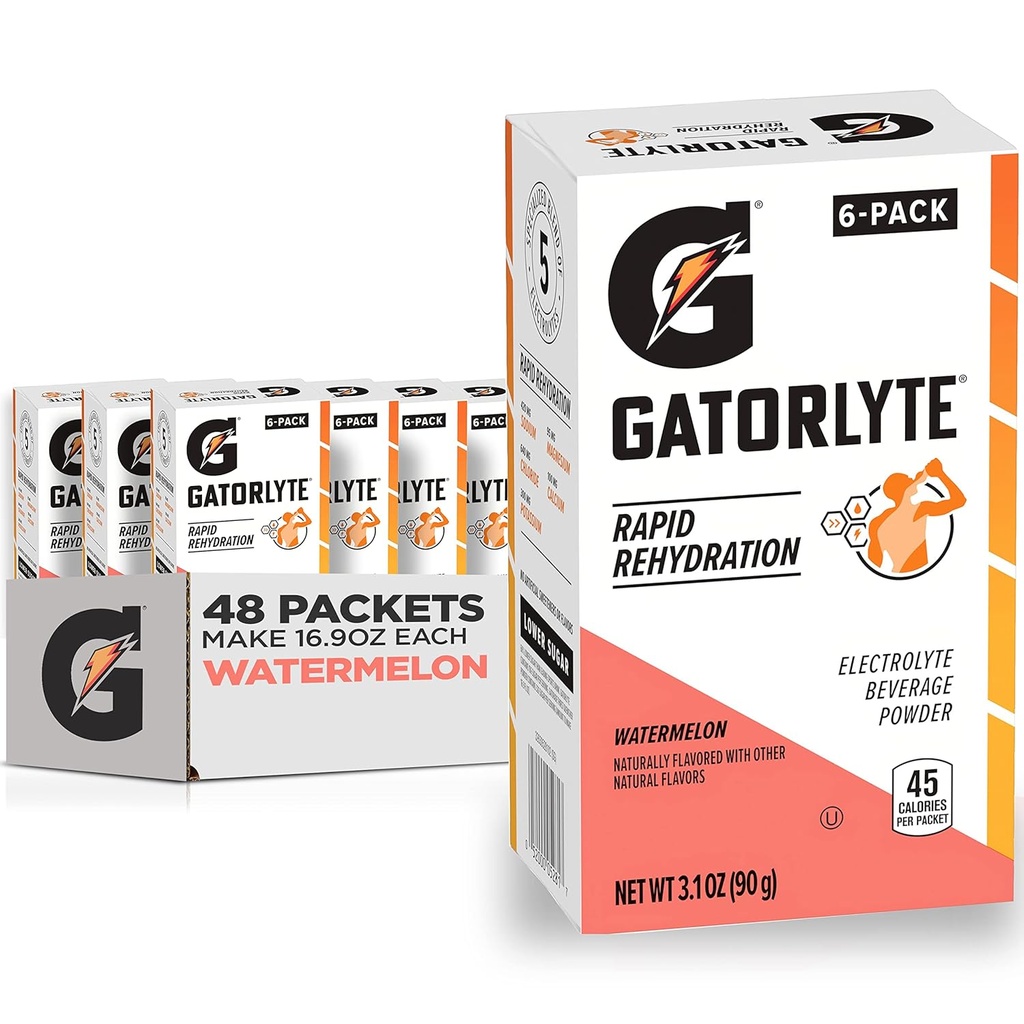 Gatorlyte Powder, 西瓜, 制作 20 Fl Oz(48包)