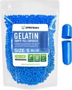 XPRS Nutra 大小 5 空卡普尔 - 500 个非常小的空格莱汀卡普尔 - 药丸 DIY Capsule 填充 - 填充 Pill Gel Caps for Do-It - Yourself Vitamin Suppers (蓝色)