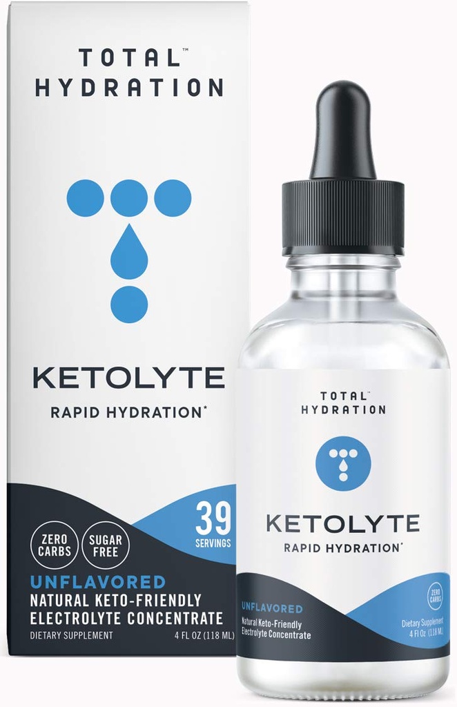 Ketolyte 快速水解(不熟悉) Keto-Friendly Electrolyte Drops with no Calories No Sugar, Natural Electrolyte Supplement with Magnesium (39 services) (无卡路里无糖) Keto-Friendly Electrolyte Drops 天然电解补液与镁(39 services) 电解液 电解液