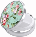 Nipichsha药盒、Purse & Pocket小药盒、Cute Travel Medicine 组织者、手提式药品容器持有者以持有维生素、药物、鱼油和补充品、Graceful Peony