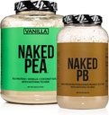 NAKED 奶制品自由蛋白盒:5LB 香草皮和2LB PB