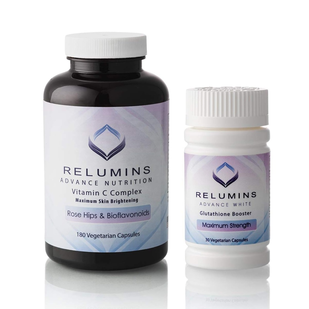 重聚高级维生素C MAX 复合体和 Glutathione 助推营养支持 Capsules 集 - 最终助推器集