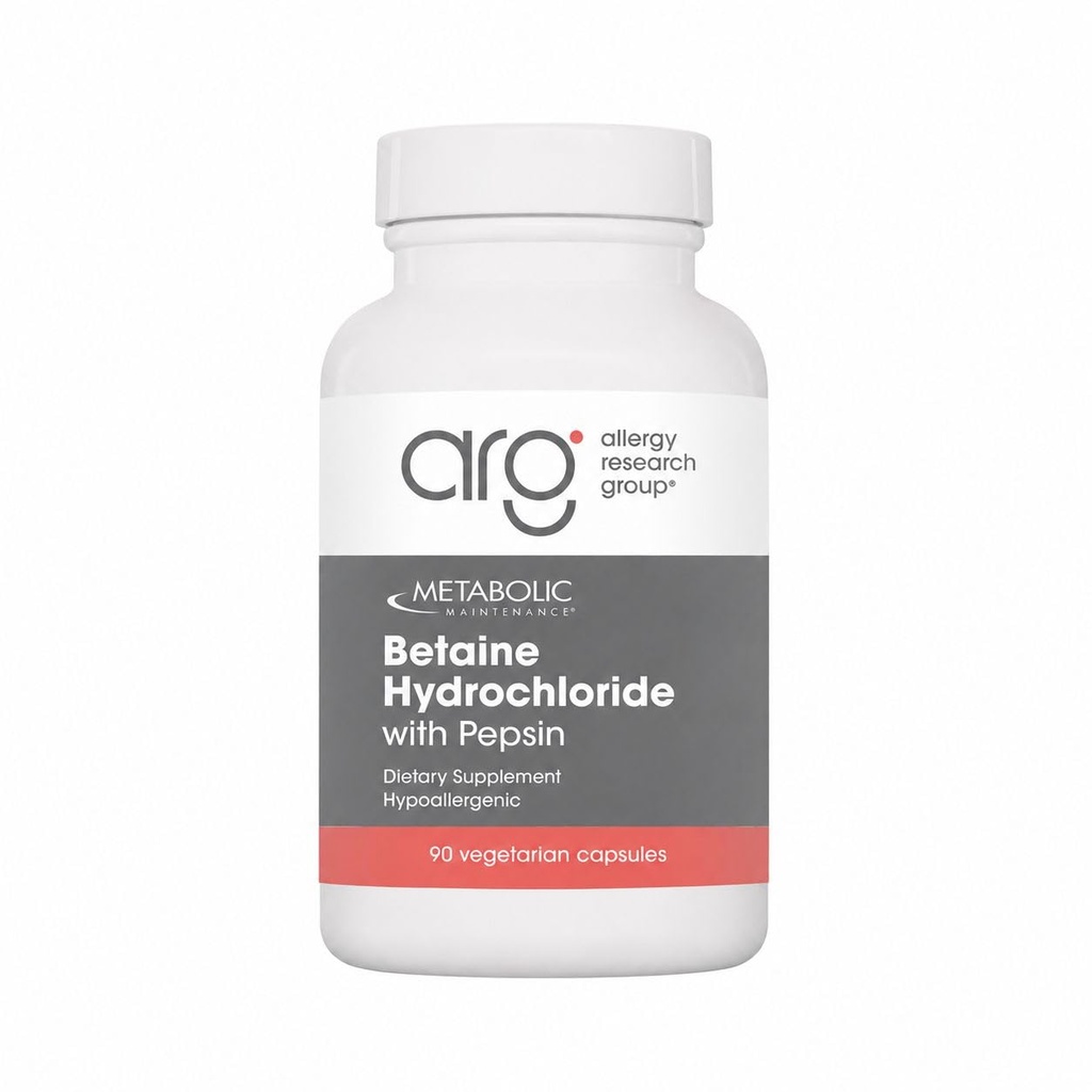代谢维护 Betaine HCL + 百事消化酶 - 蛋白质消化酶 + Gut 健康支持补充(100 Capsules)