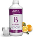 埋藏宝藏B 完整 - 液态维生素B 配有甲基Cobalamin B12 & MethylFolate B9, B1, B2, B3, B5, B6, 液态和无糖, 女性和男性, 度量杯