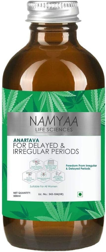 AZaz Namyaa Anartava - 延迟和非正常时期 ml, White, 500 Millitre