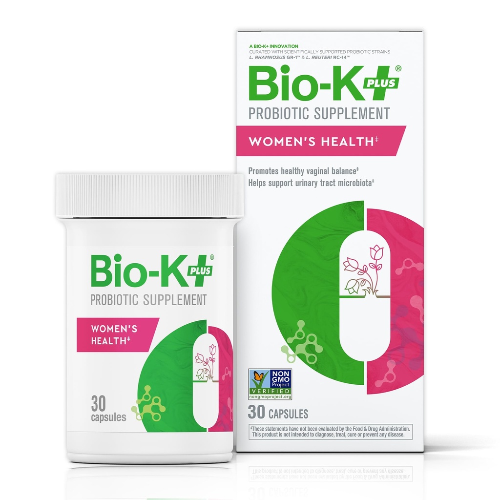 Bio K+ 妇女健康 -- -- 支持阴道和尿道切除手术的妇女补充营养物 -- -- 2亿CFU 2 Strains,妇女阴道切除术 -- -- 30 Capsules
