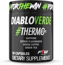 Diablo Verde Thermo Caps - 395mg Cafeine, Citrus, Green Coffee, Green Tea - 60 Capsules, 60 services (英语).