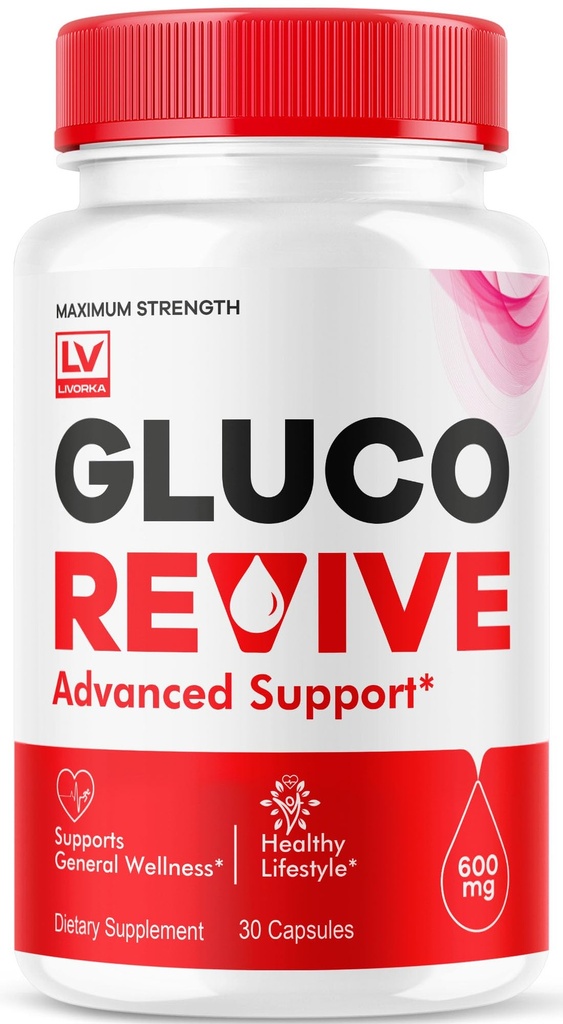 Gluco Revive - GlucoRevive, Gluco Revive Pills,GlucoRevive Support, GlucoRevive Capsules, Gluco Revived All Natural Premium Formula, Gluco Revive Pills Reviews, 30 Capsules for 1 Month