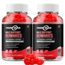 男子格米奖(Phenoman for Men Gummys – Pheno man Max Performan), 格米奖(Phenoman)高级公式, 肌肉生长和整体健康支持与审查的超强自然补充(2 Pack – 120 Gummys)
