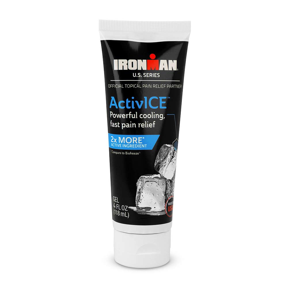 Curad IRONMAN ActivICE 专题冷却Gel,关节炎的疼痛缓解,关节,肌肉,背部和身体疼痛,4-oz(1个计数)