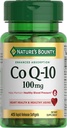 自然的丰盛 CoQ10 百毫克用于心脏健康支持,非GMO Q-Sorb Coenzyme Q-10 抗氧化剂支持和心血管健康,饮食补充,快速释放软胶,45厘米