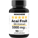 MONOHERB Acai 水果提取1000毫克 - 90毫克