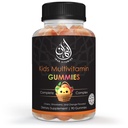 Halal Kids Multivitamin Gummys 维他命 C, D, Zinc, A, E, B6, B12, Biotin, Folate, Inositol – 强化代谢,骨骼和豁免 – 维他命 – Gluten Free – 90 Count