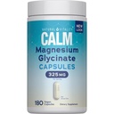 自然生命力 平静 甘油镁 支持骨骼 肌肉 心脏 和 Nerve Health, Non-GMO, Vegan, Gluten Free 180ct